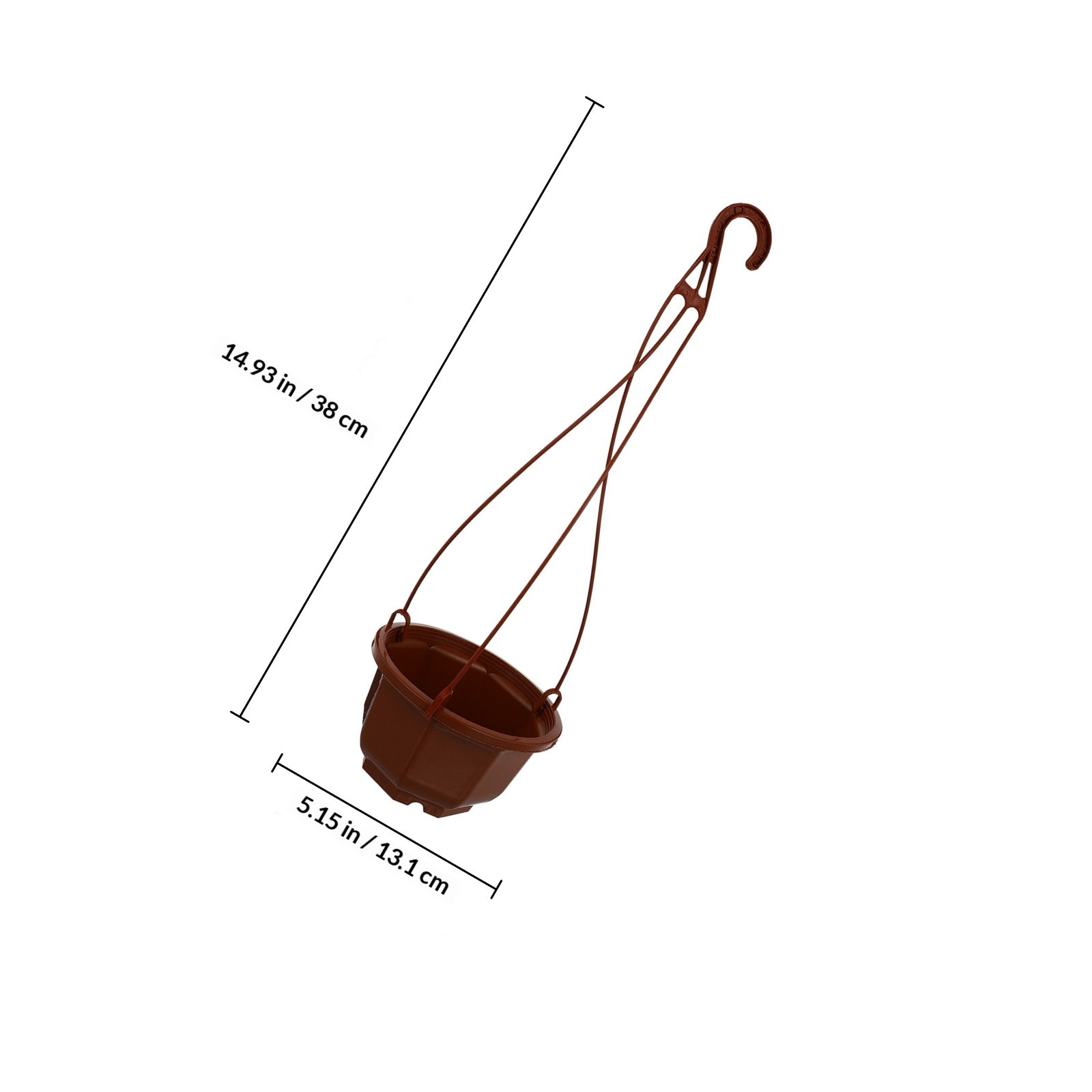 6 Sets Hanging Flower Pots for - Spider Plant Hanging 评论和价格