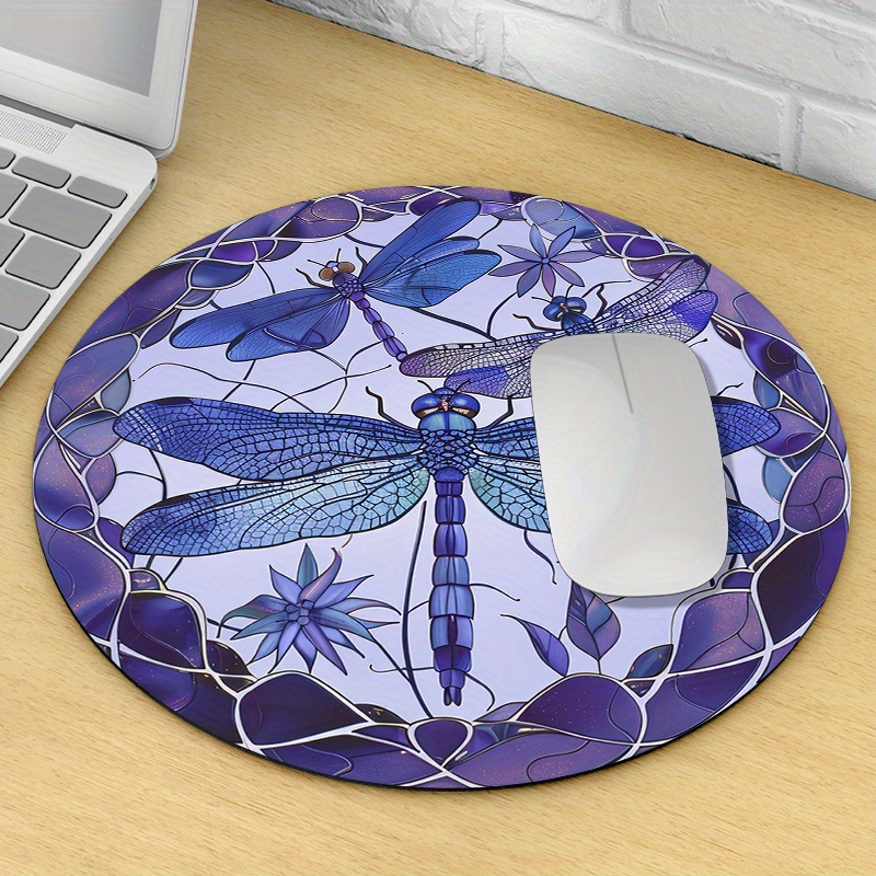 Purple dragonfly patterned rou - Tradescantia Purple 评论和价格