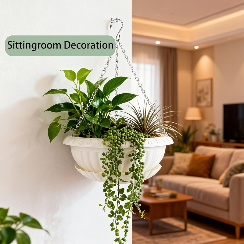 Large Hanging Flower Pots for  - Spider Plant Hanging 评论和价格
