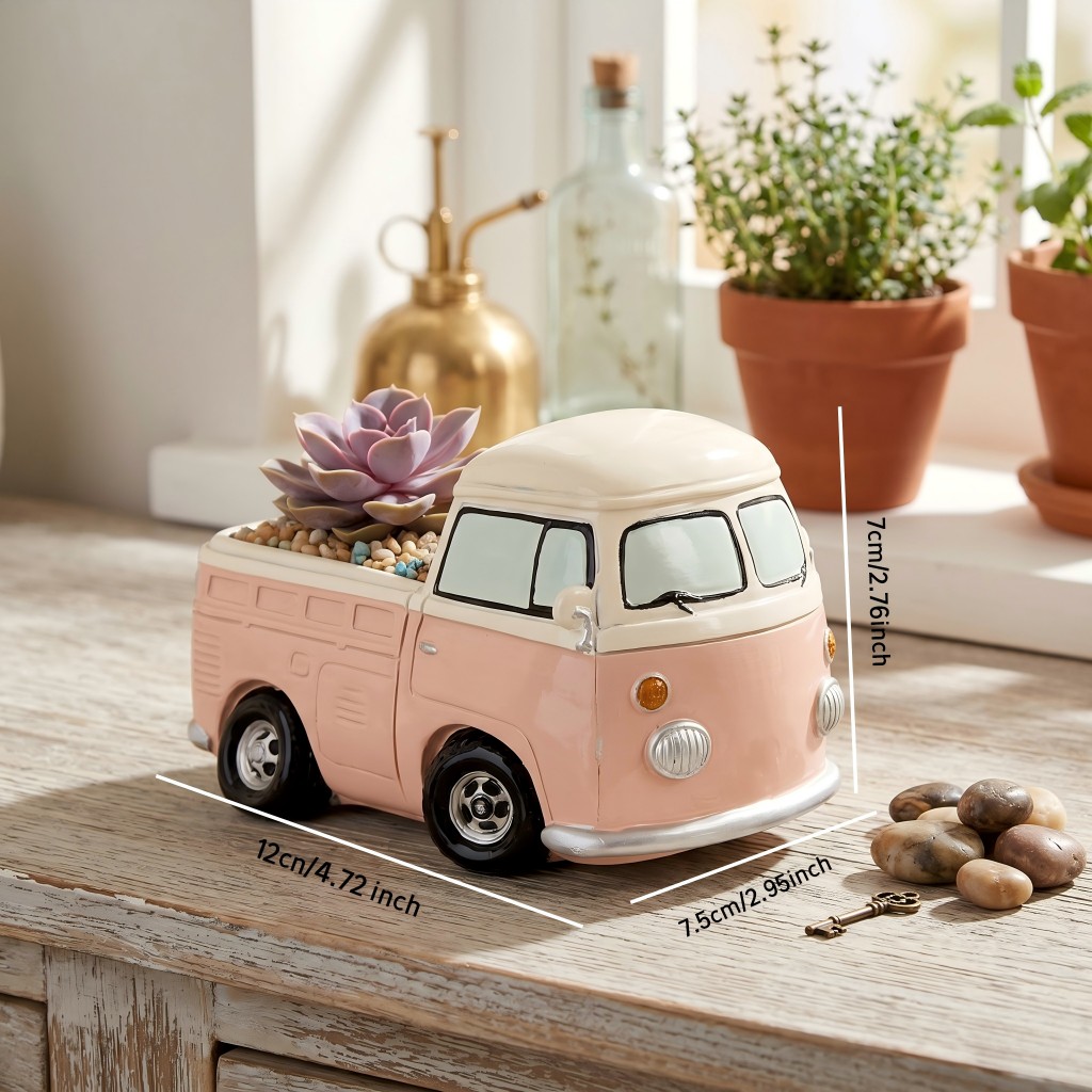 Vintage Pink Mini Bus Succulen - Echeveria Succulent 评论和价格