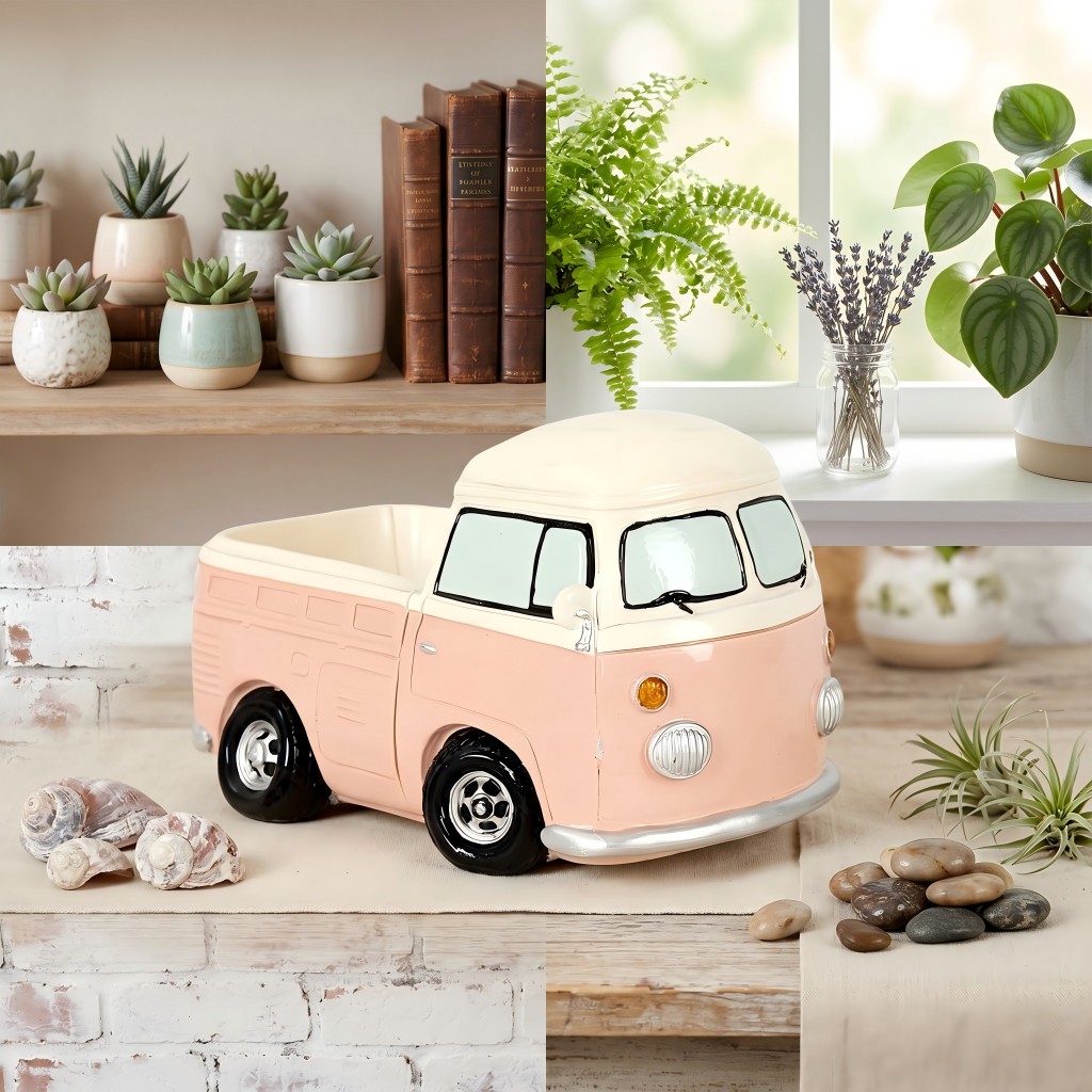 Vintage Pink Mini Bus Succulen - Echeveria Succulent 评论和价格