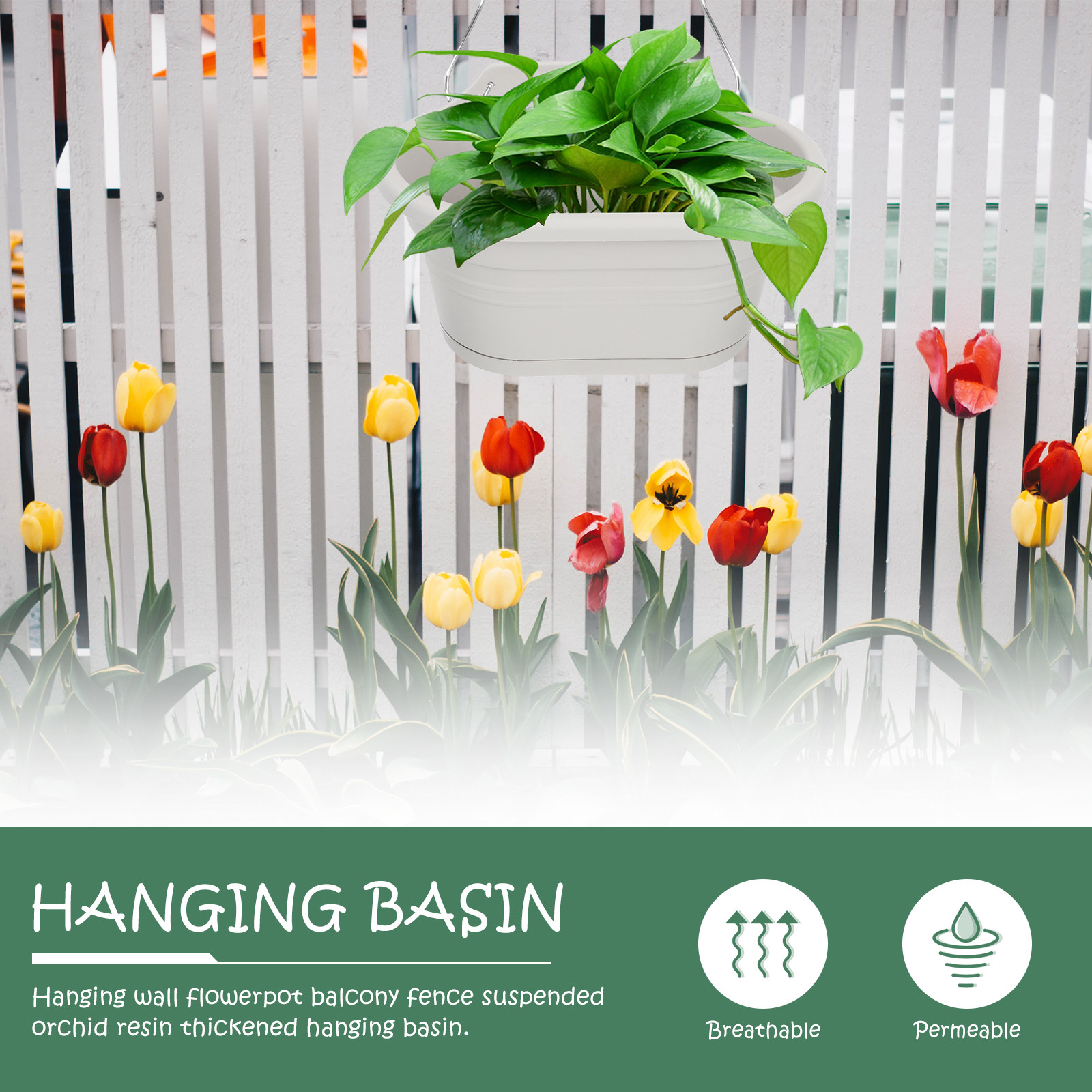 Wall Mounted Hanging Flower Po - Spider Plant Hanging 评论和价格